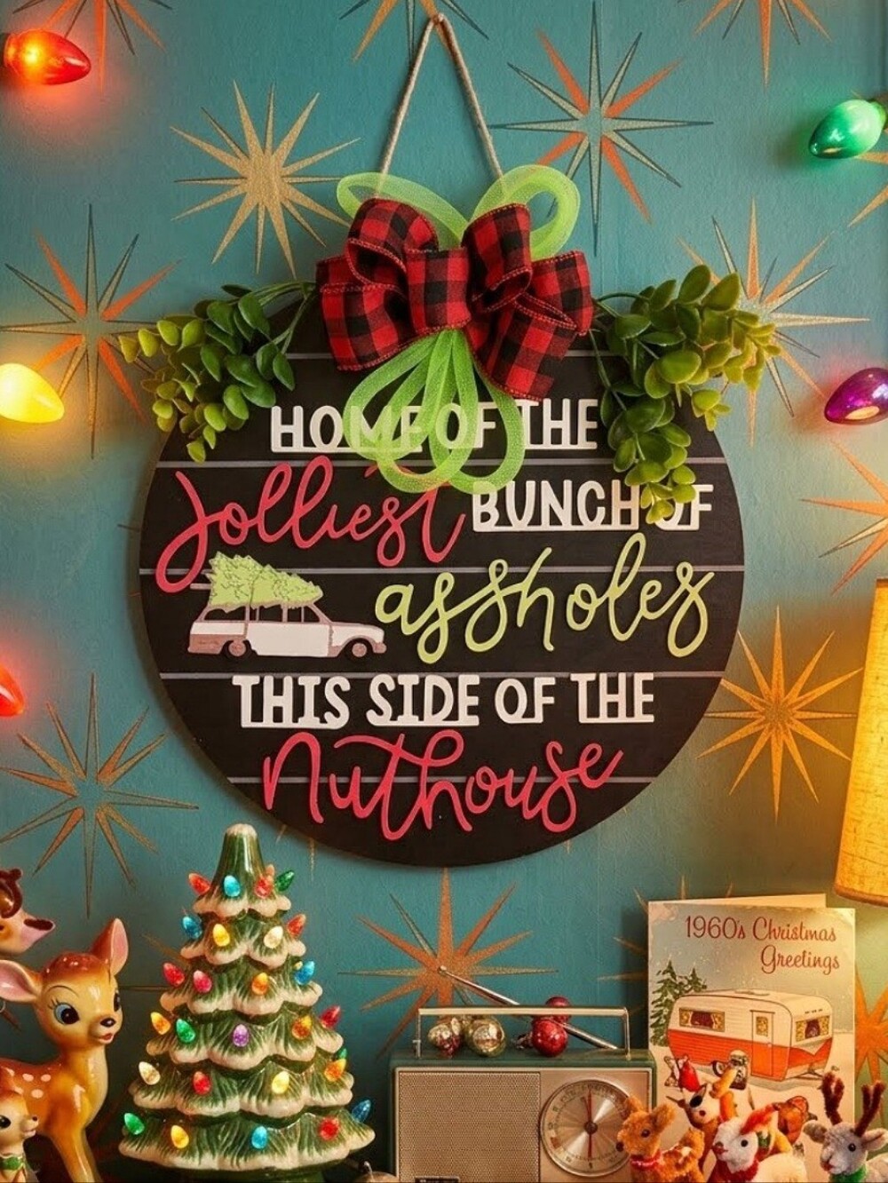 Funny Holiday Wall Sign